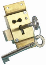 B6264 Heavy Duty Straight Cupboard Lock