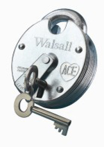 "Walsall ZP" Close Shackle 5 Lever Padlock