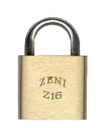 Z16 "ZENI" 51mm Brass Cylinder Padlock